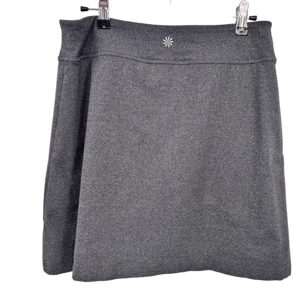Athleta Zip Side Pocket Golf Skort Heathered Gray Size Small